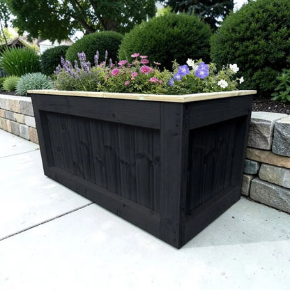 150cm Customisable Wooden Trough Planter