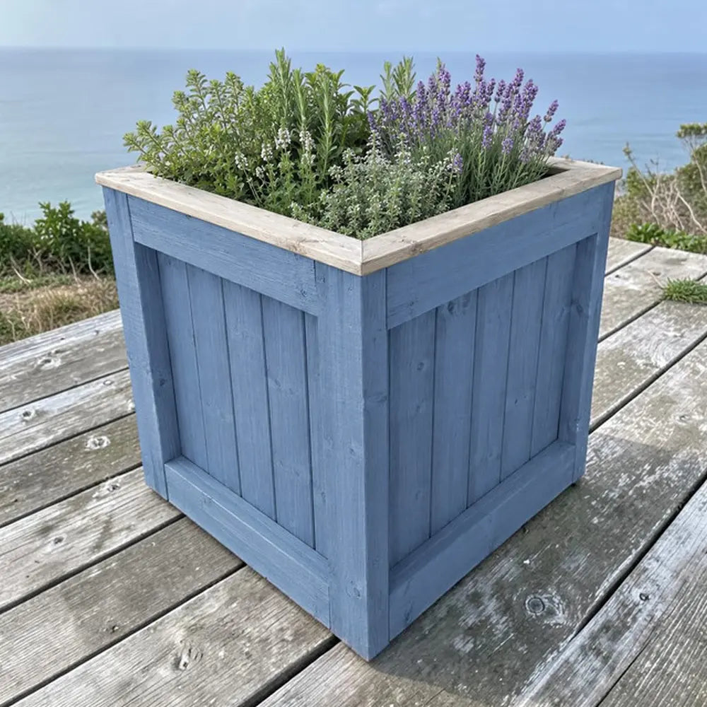Customisable Wooden Trough Planter