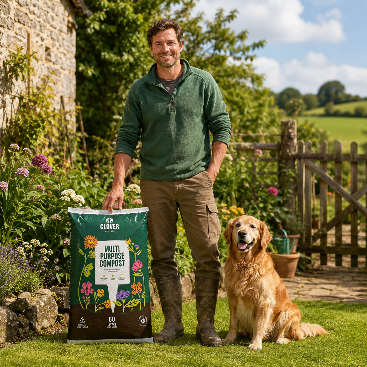 60 Litres - Clover Multi-Purpose Compost
