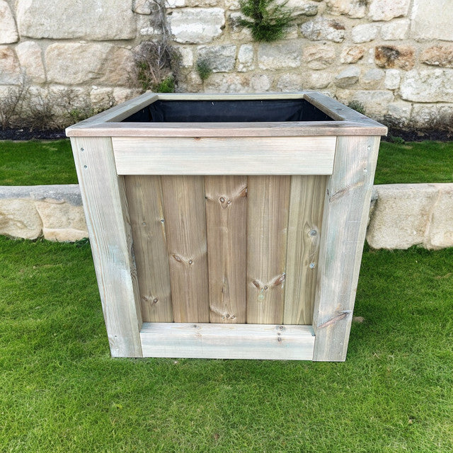 Customisable Wooden Trough Planter