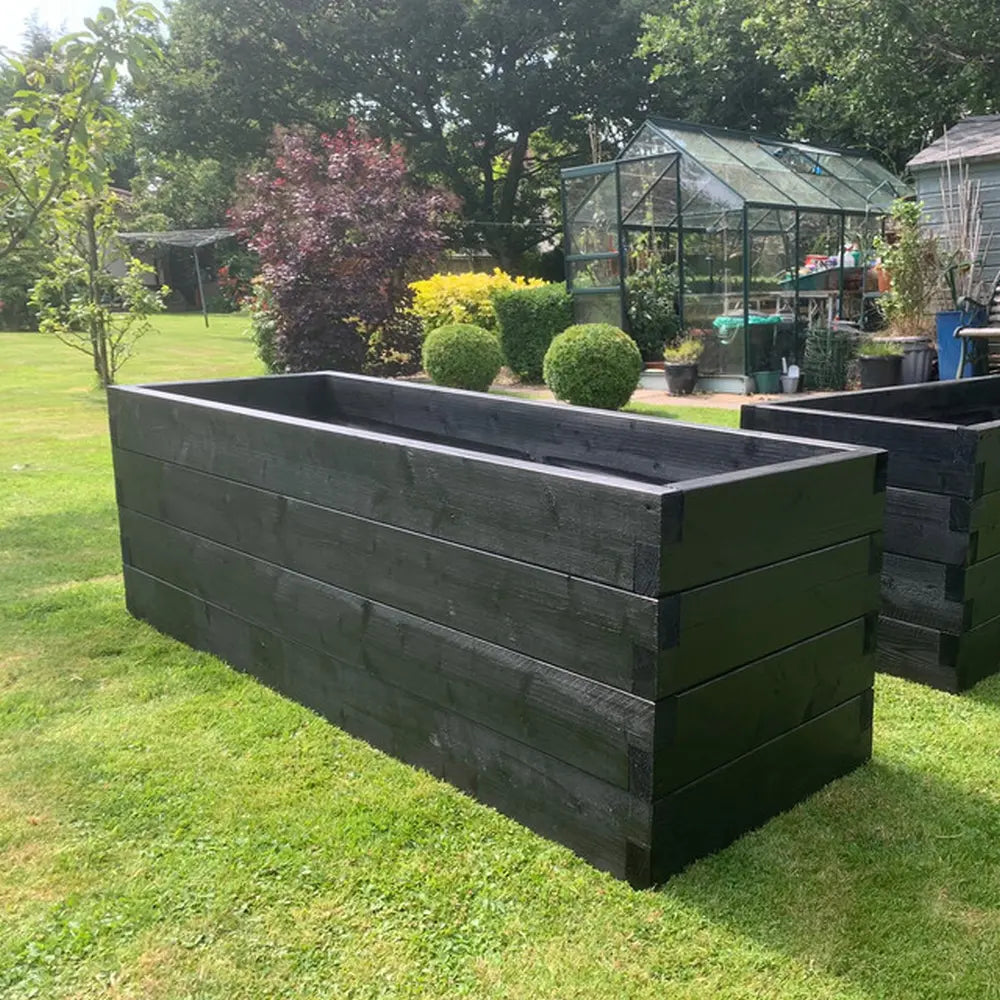 Customisable Wooden Cube Planter