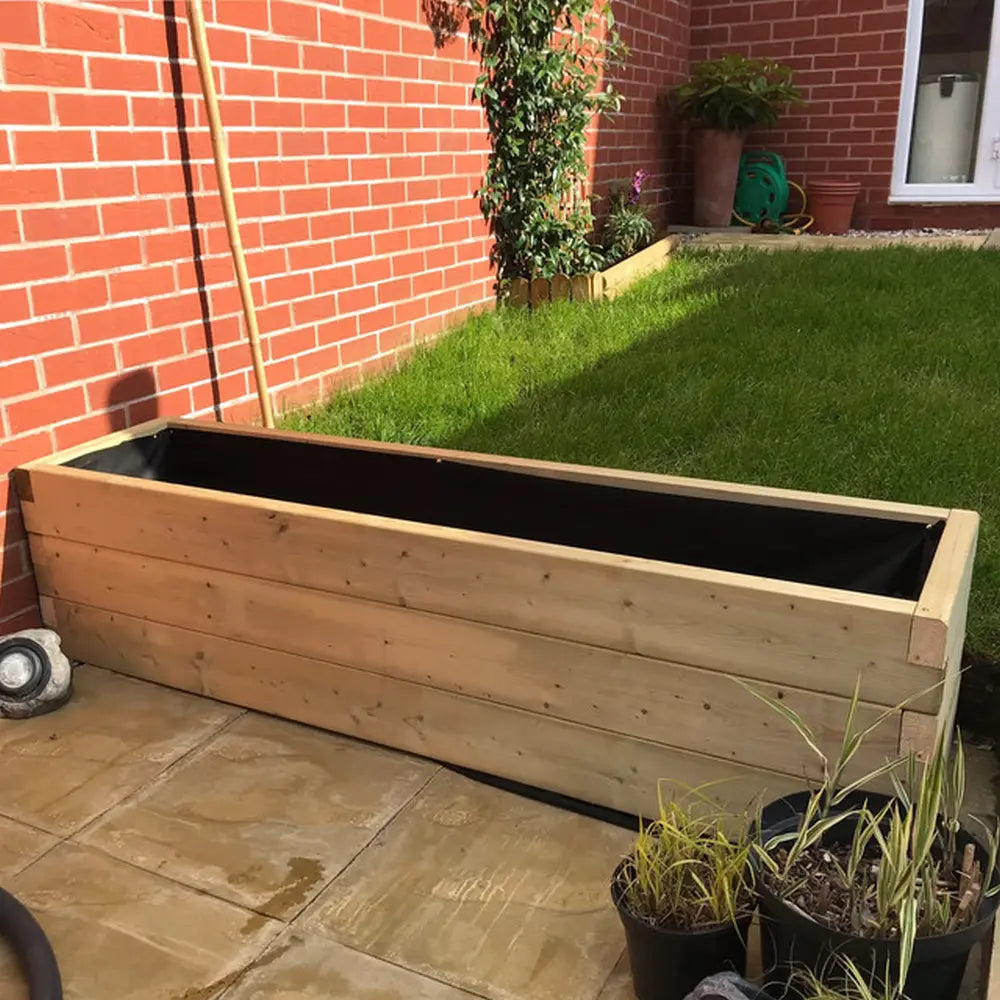 Customisable Wooden Cube Planter