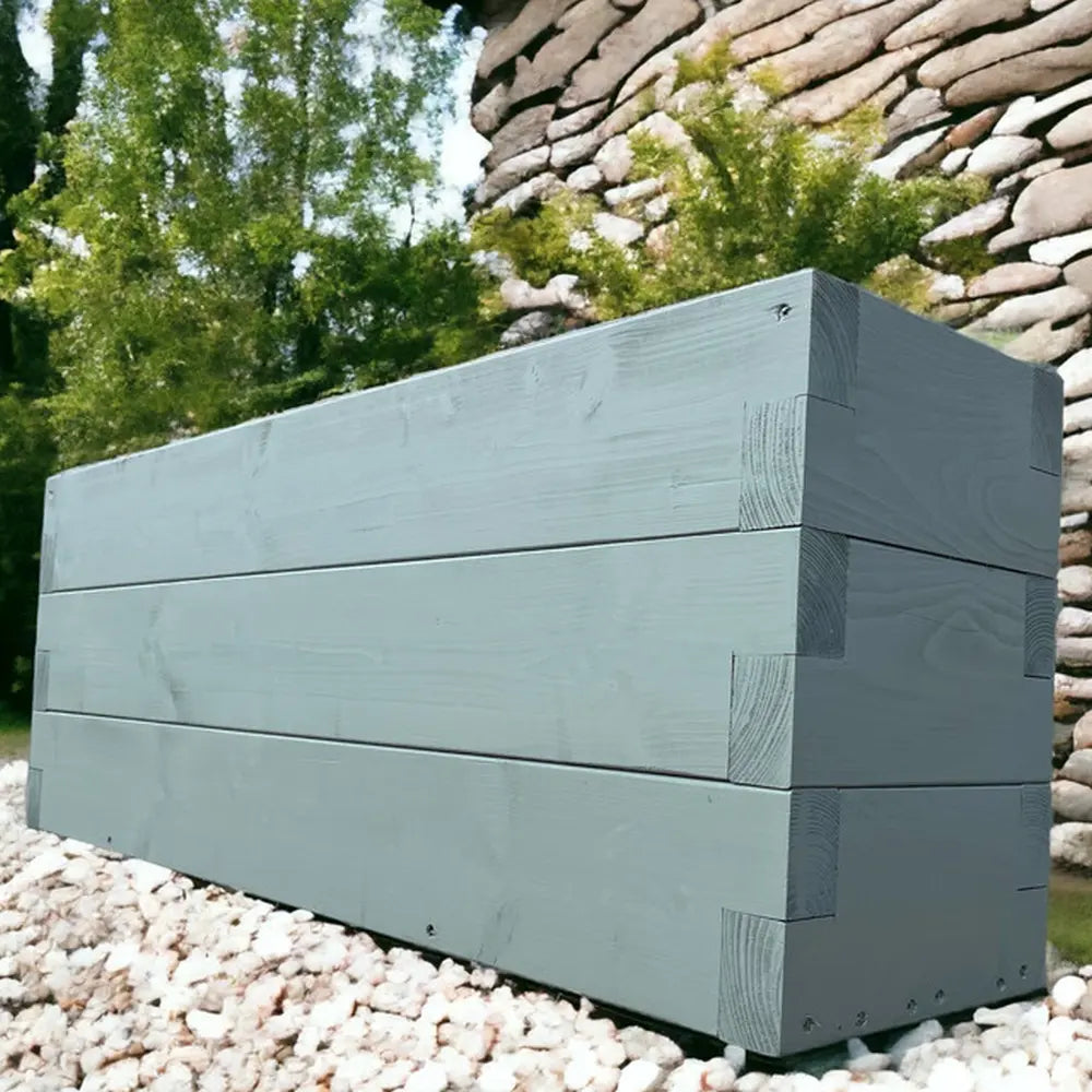 Customisable Wooden Trough Planter