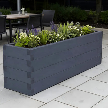 Customisable Wooden Cube Planter