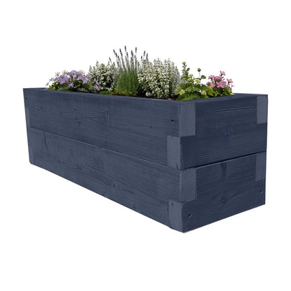 Customisable Wooden Trough Planter