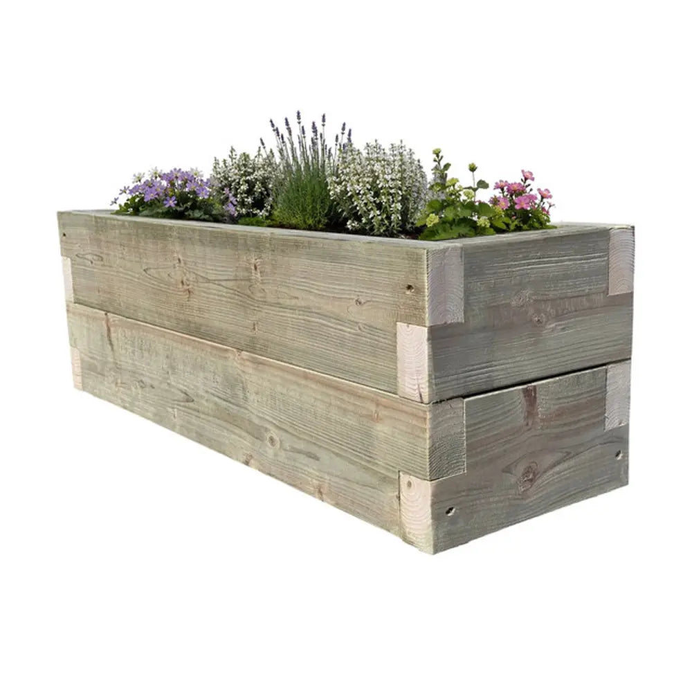 180cm Customisable Wooden Trough Planter