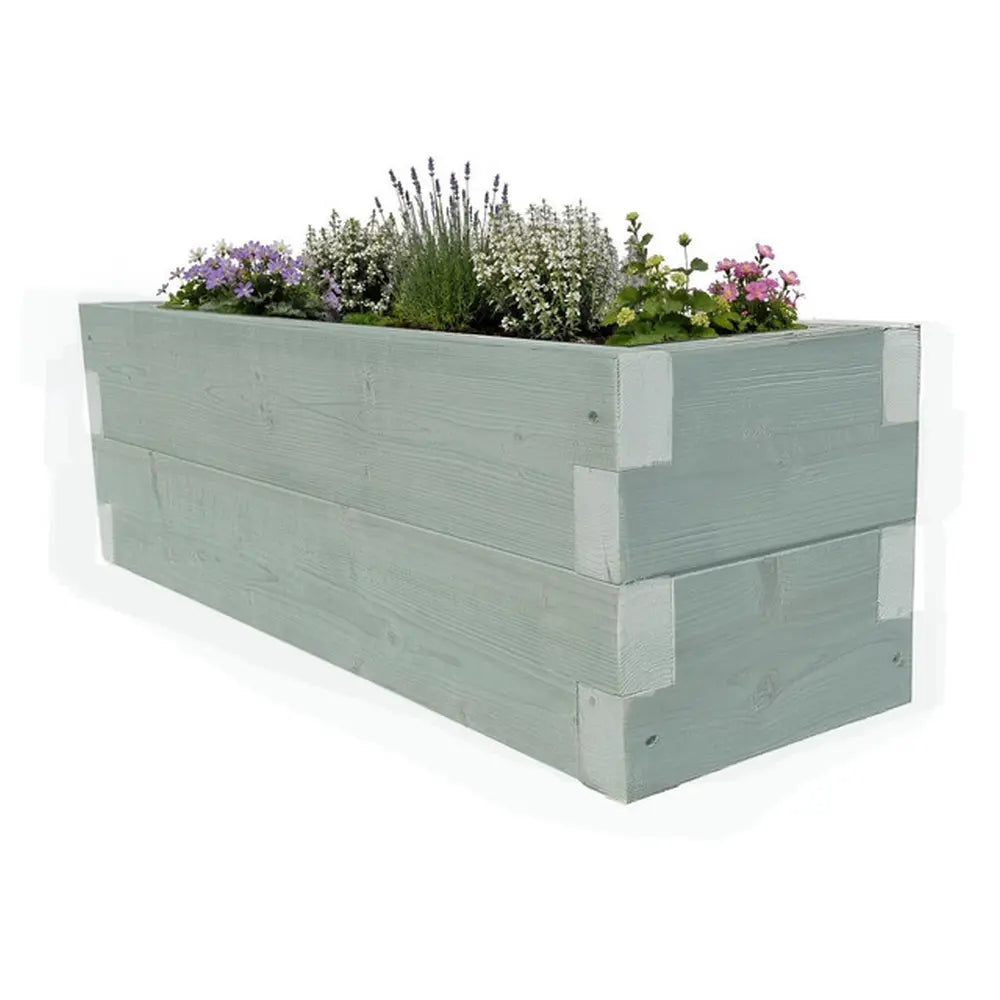 Customisable Wooden Trough Planter