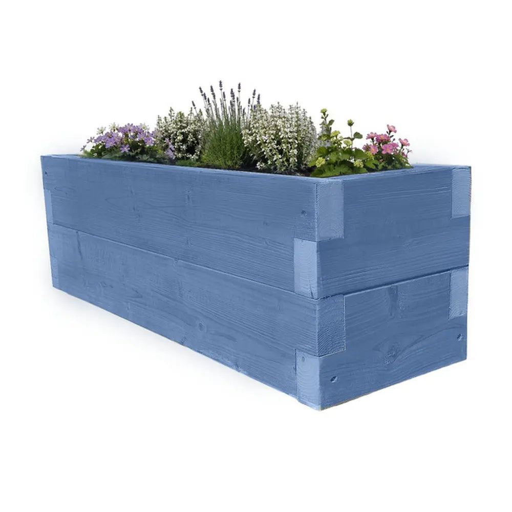 Customisable Wooden Trough Planter