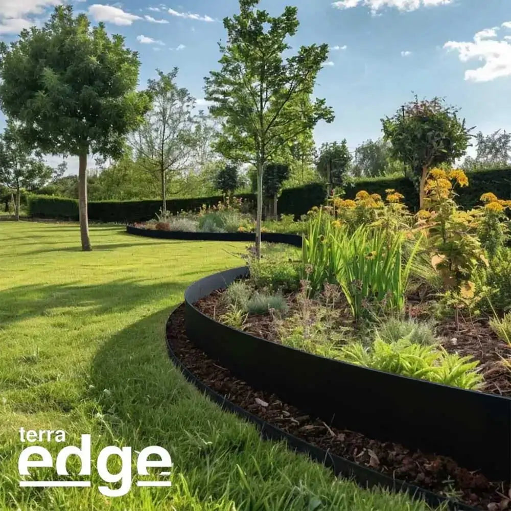 5m Steel Lawn Edging 1.5mm Thick (1 Set/ 5pcs)