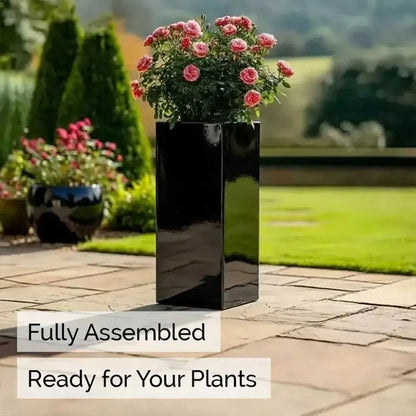 #40cm(L) x 40cm(W) x 100cm(H)
#32cm(L) x 32cm(W) x 75cm(H)
#25cm(L) x 25cm(W) x 50cm(H)
#glossy black