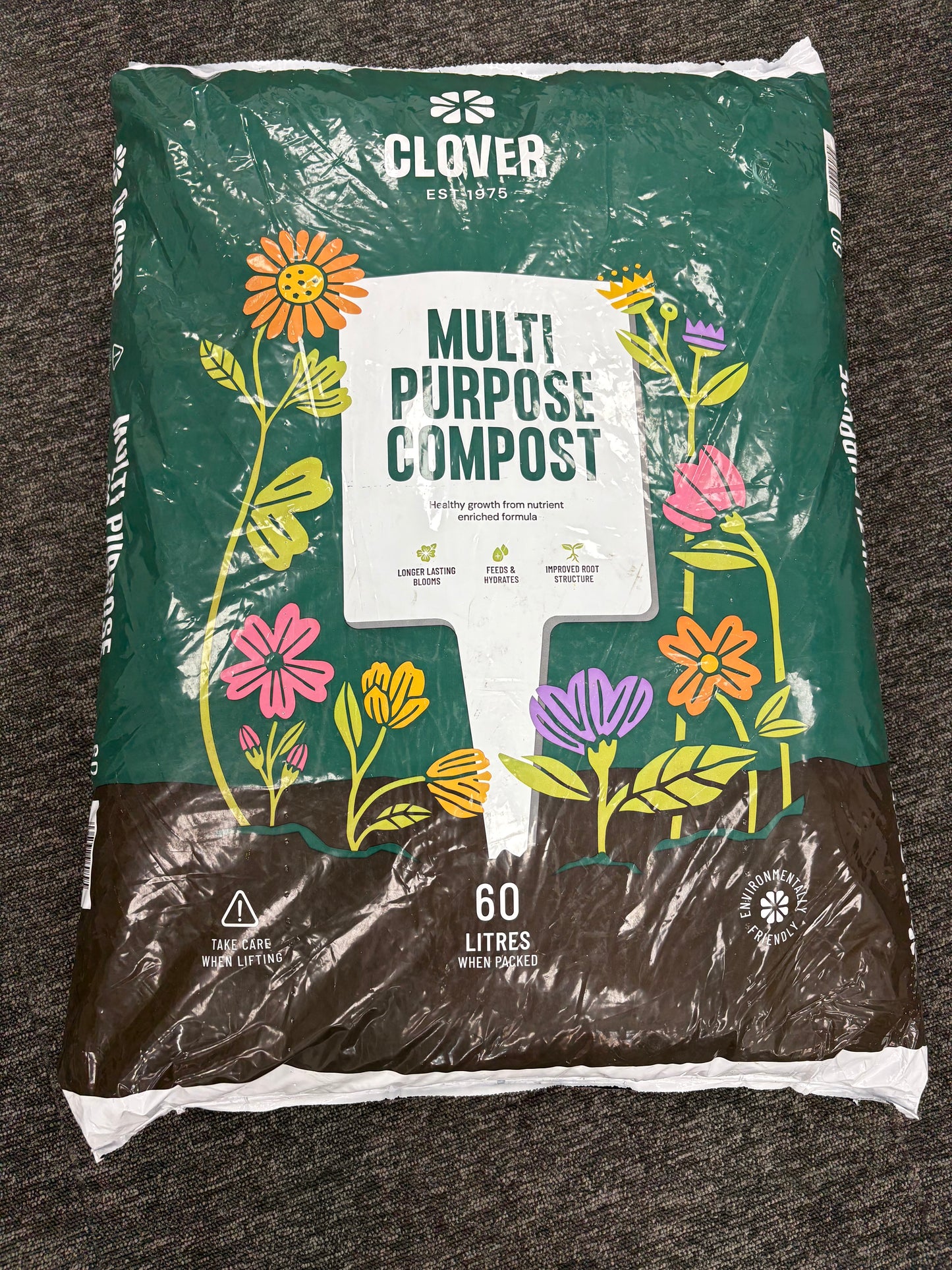 60 Litres - Clover Multi-Purpose Compost