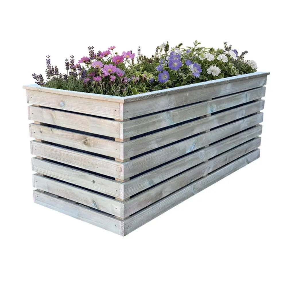 Customisable Cladded Wood Cube Planter