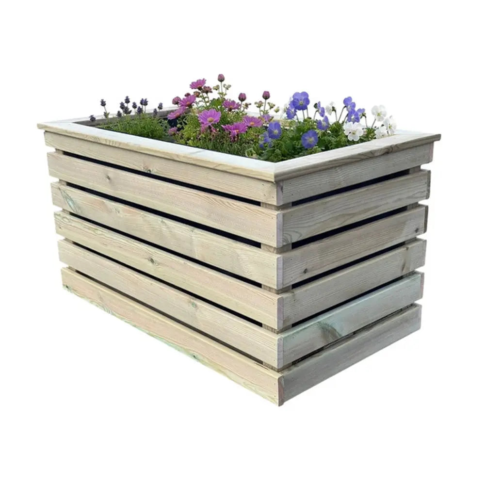 Customisable Cladded Wood Cube Planter