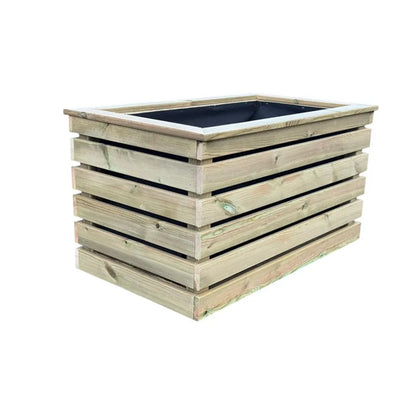 Customisable Cladded Wood Cube Planter