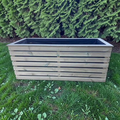 Customisable Cladded Wood Cube Planter