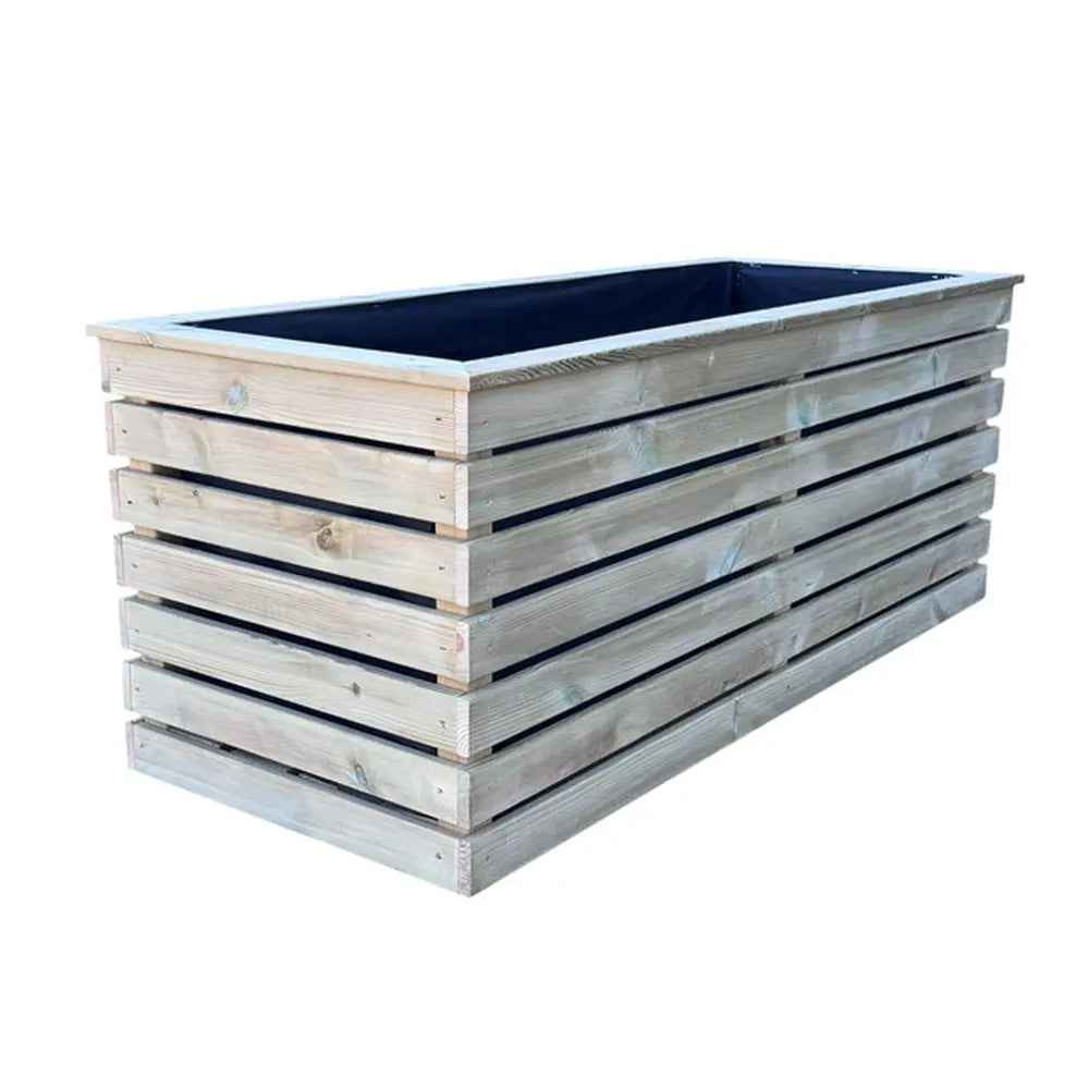Customisable Cladded Wood Cube Planter