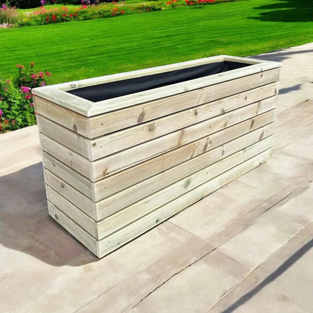 Customisable Cladded Wood Cube Planter