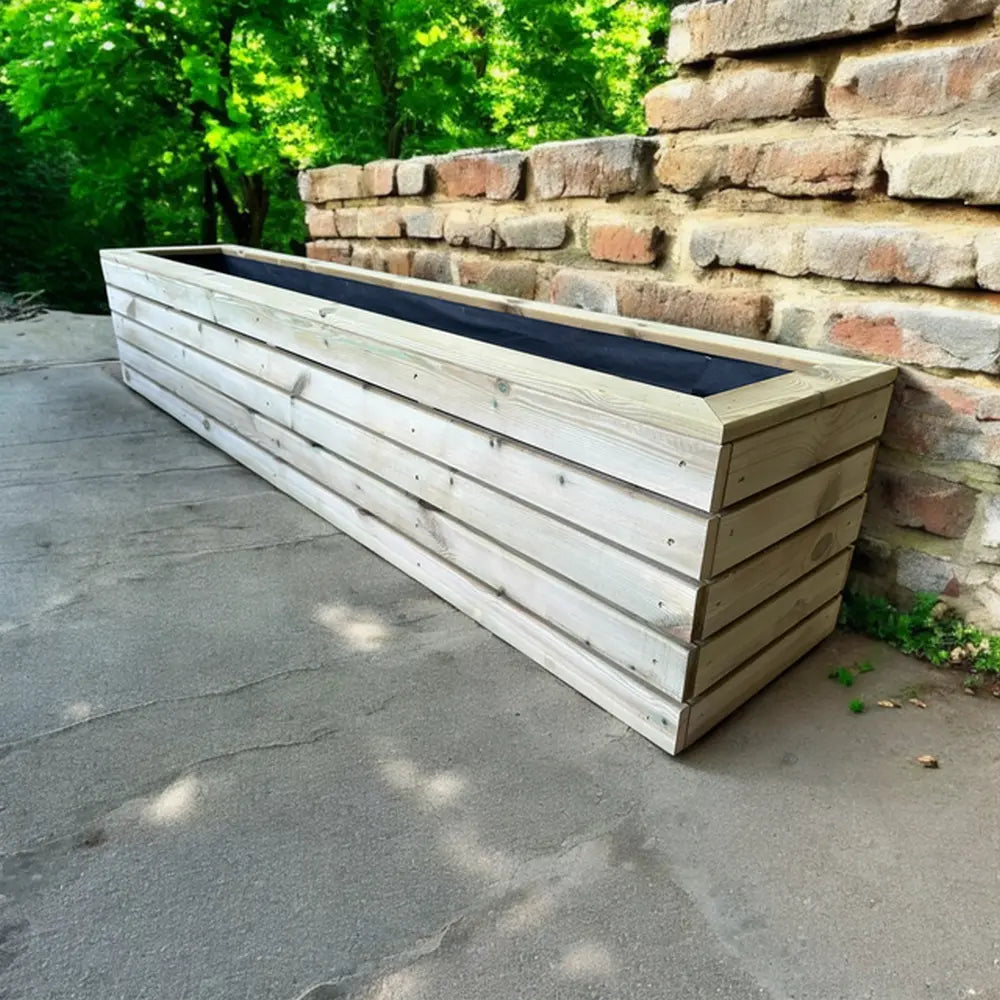 Customisable Cladded Wood Cube Planter