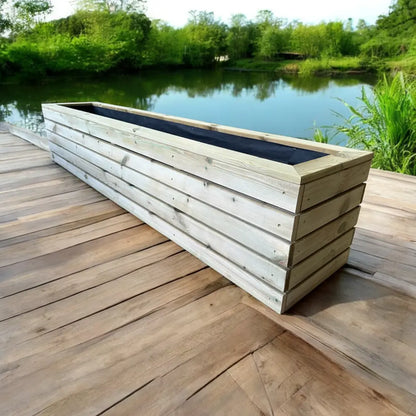 Customisable Cladded Wood Planter