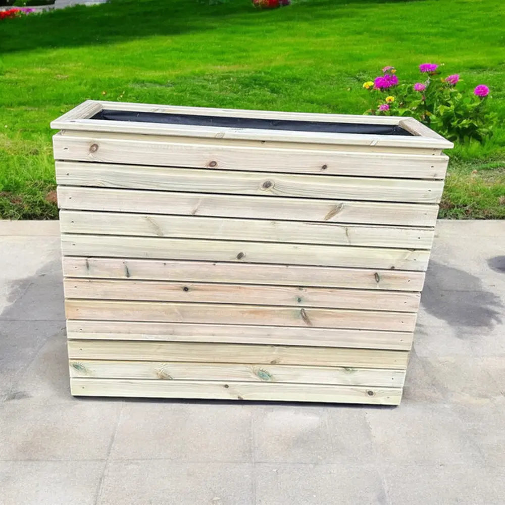 Customisable Cladded Wood Cube Planter
