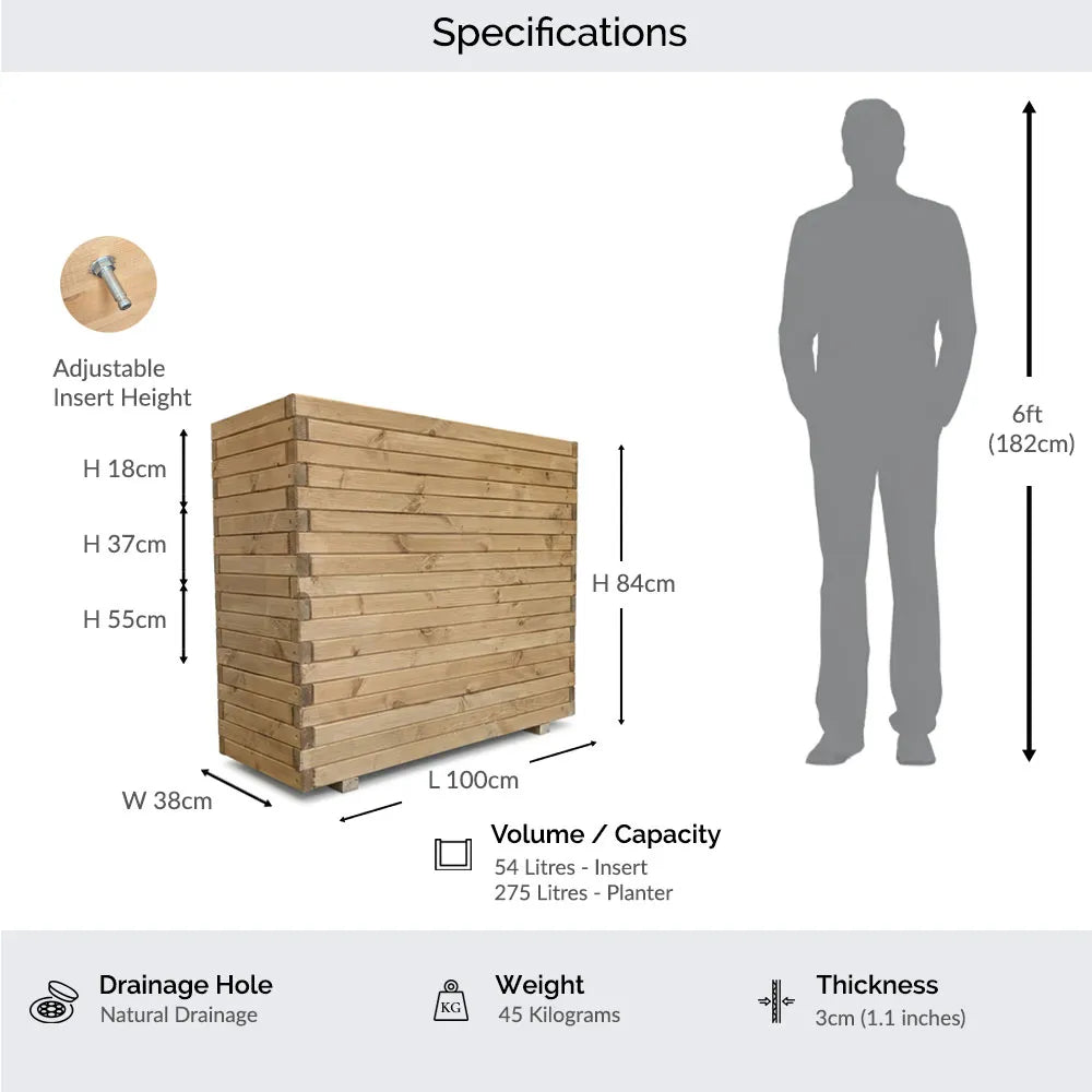 #100cm(L) x 35cm(W) x 80cm(H)
#Natural