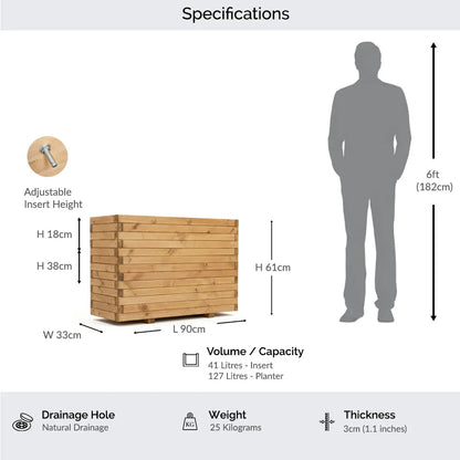#90cm(L) x 30cm(W) x 60cm(H)
#Natural