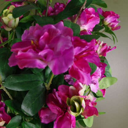 Artificial Rhododendron Flowering Plant Pink