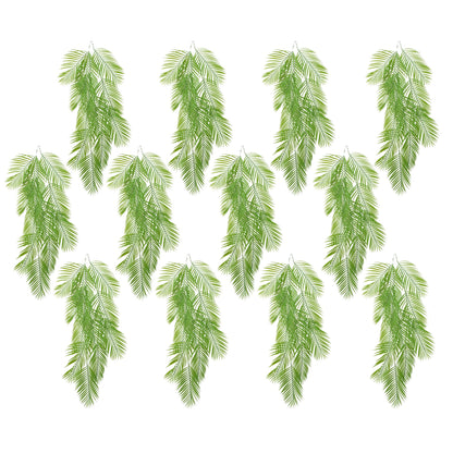 Pack of 12 x 120cm Artificial Hanging Palm Plant