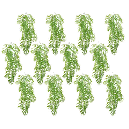 Pack of 12 x 120cm Artificial Hanging Palm Plant