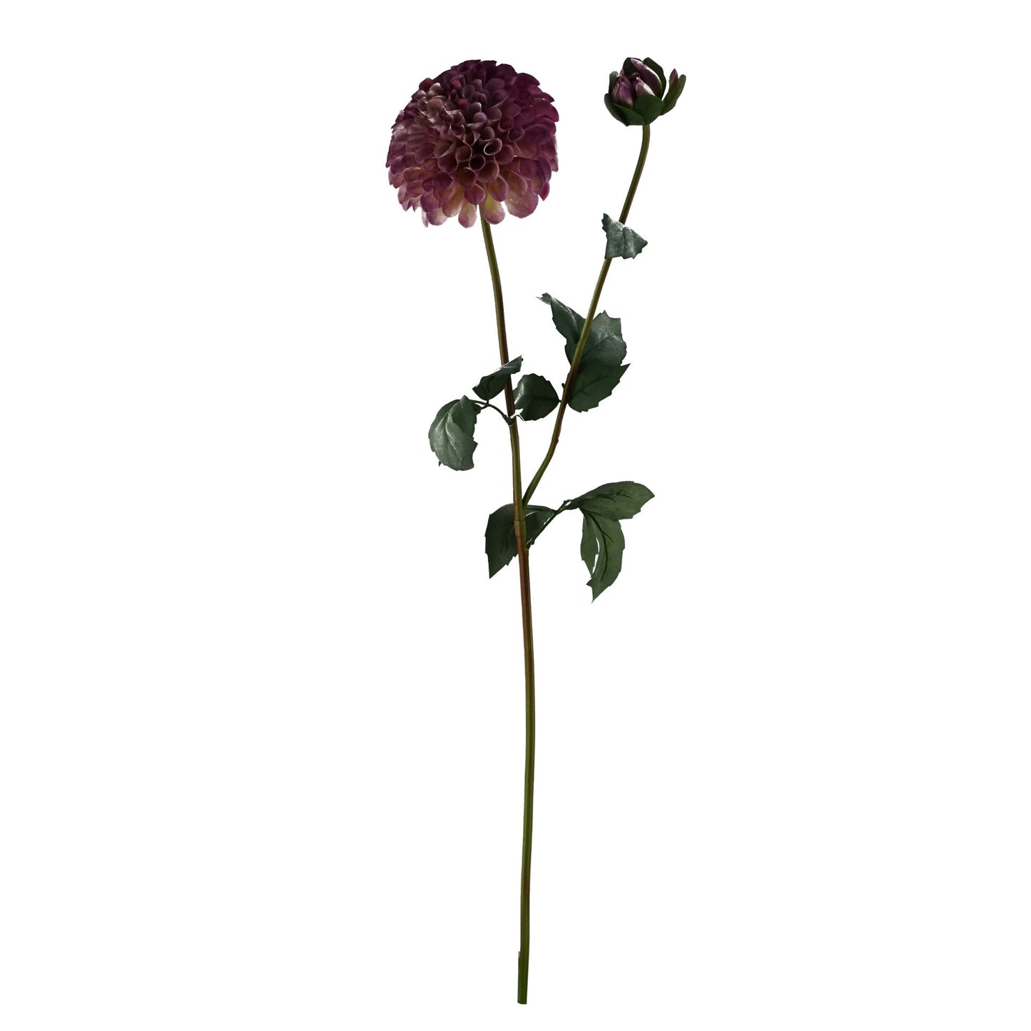 6 x 75cm Dhalia PomPom Artificial Flowers Pink