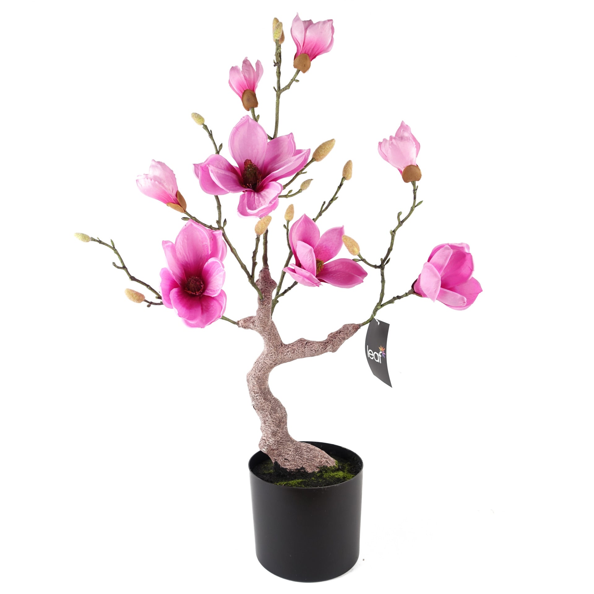 80cm Magnolia Artificial Tree Pink Potted