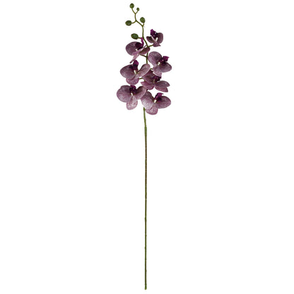 100cm Artificial Phalaenopsis Orchid Purple Stem