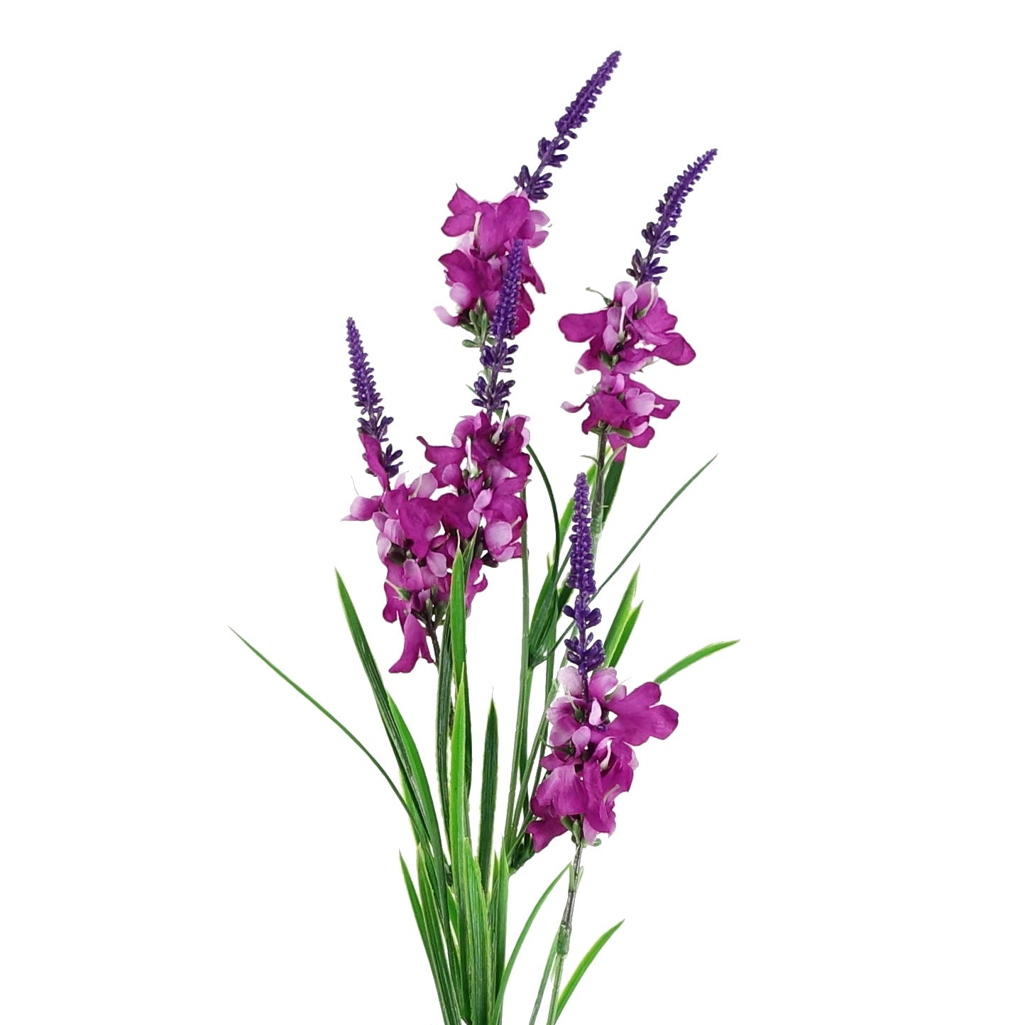 Pack of 6 x 80cm Dark Pink Larkspur Artifical Stem