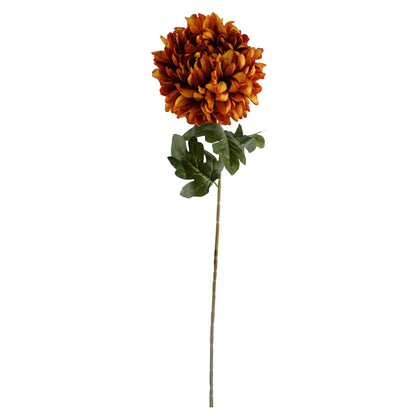 75cm Extra Large Reflex Chrysanthemum - Orange
