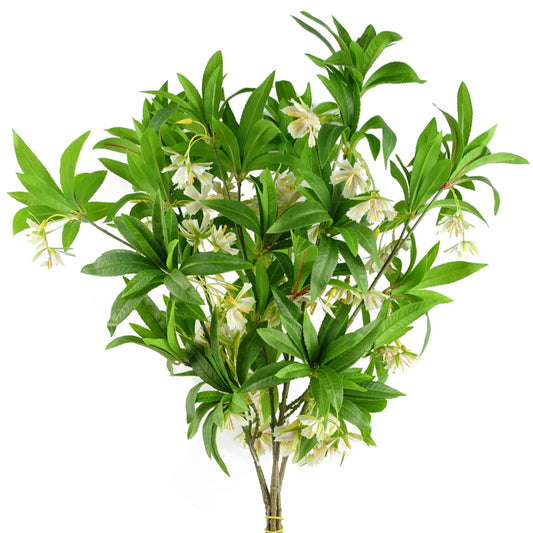 Pack of 6 x 90cm Artificial Hainan Elaeocarpus Stem