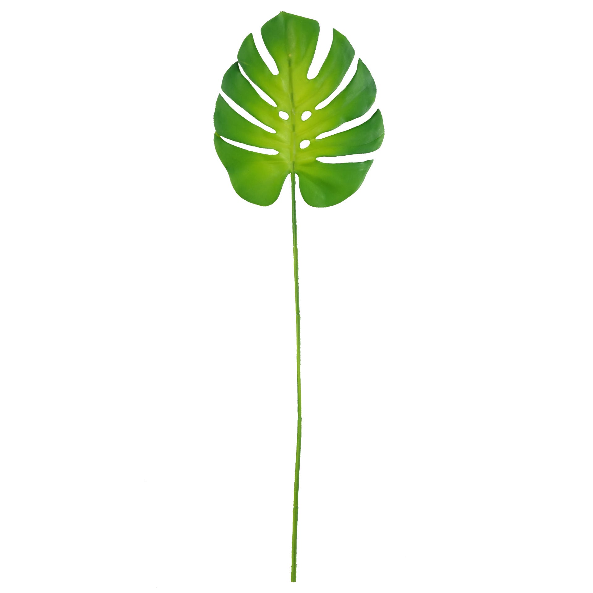 55cm Single Artificial Monstera Leaf
