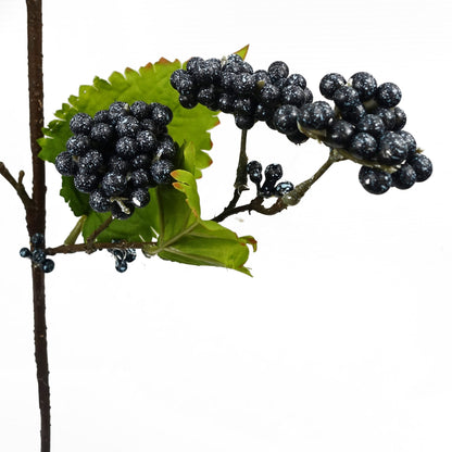 65cm Grape Leaf Foliage Spray with Berries Artificial