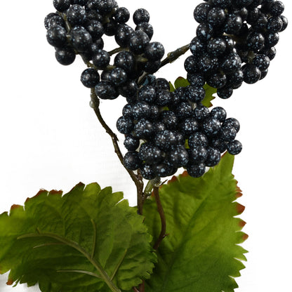 6x 65cm Grape Leaf Foliage Spray with Berries Artificial