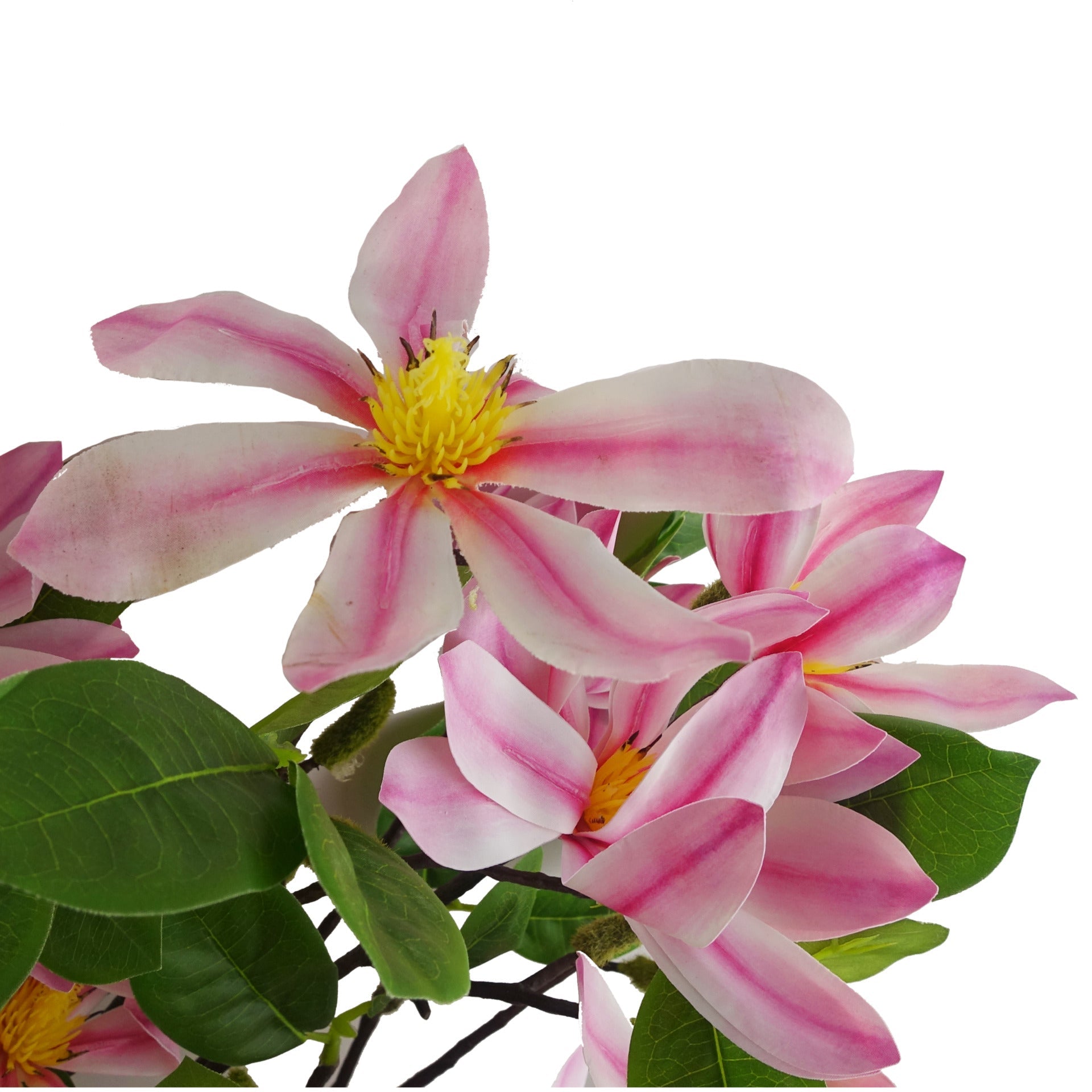 100cm Pink Magnolia Floral Spray Artificial