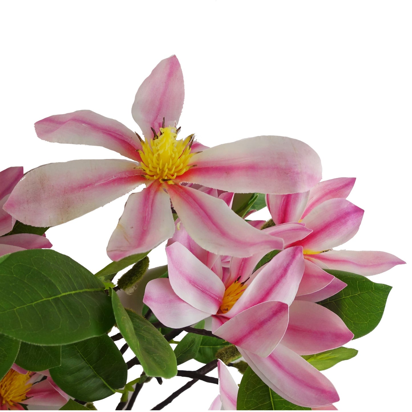 100cm Pink Magnolia Floral Spray Artificial