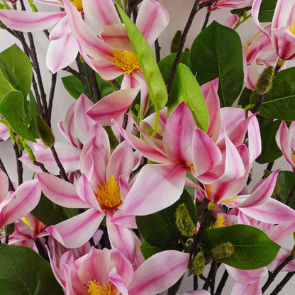 100cm Pink Magnolia Floral Spray Artificial