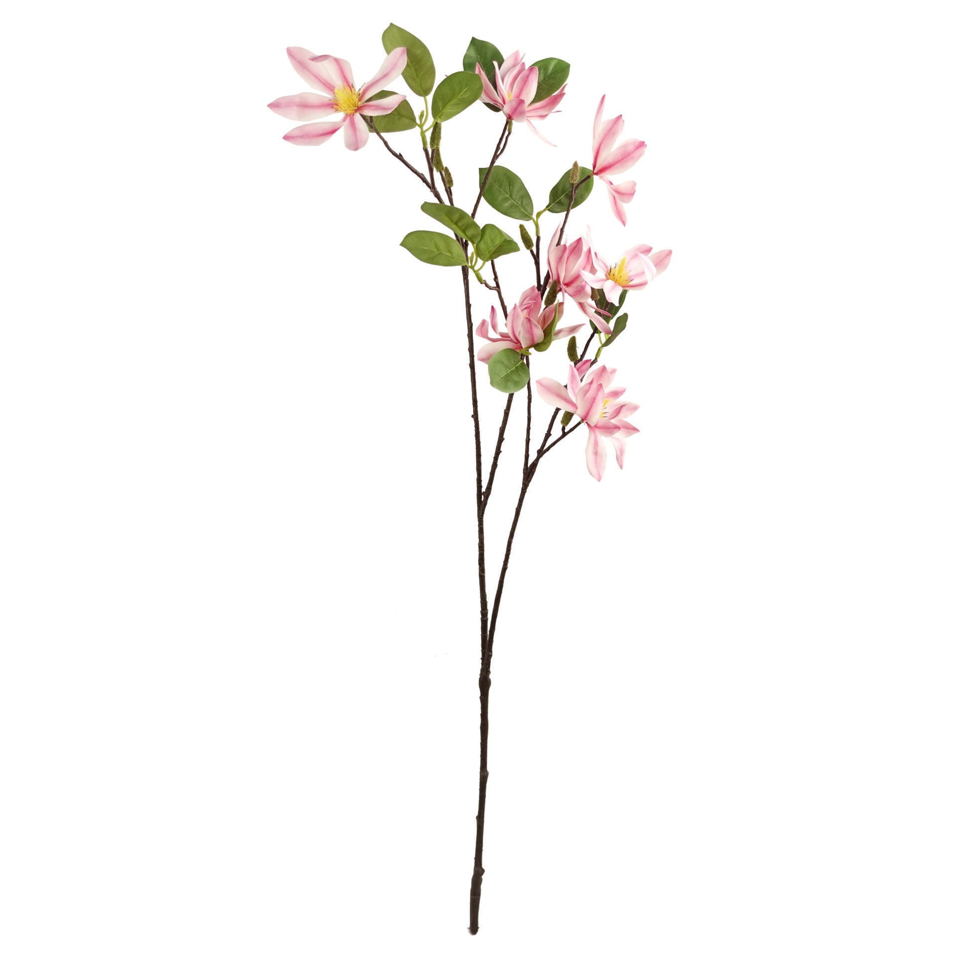 100cm Pink Magnolia Floral Spray Artificial