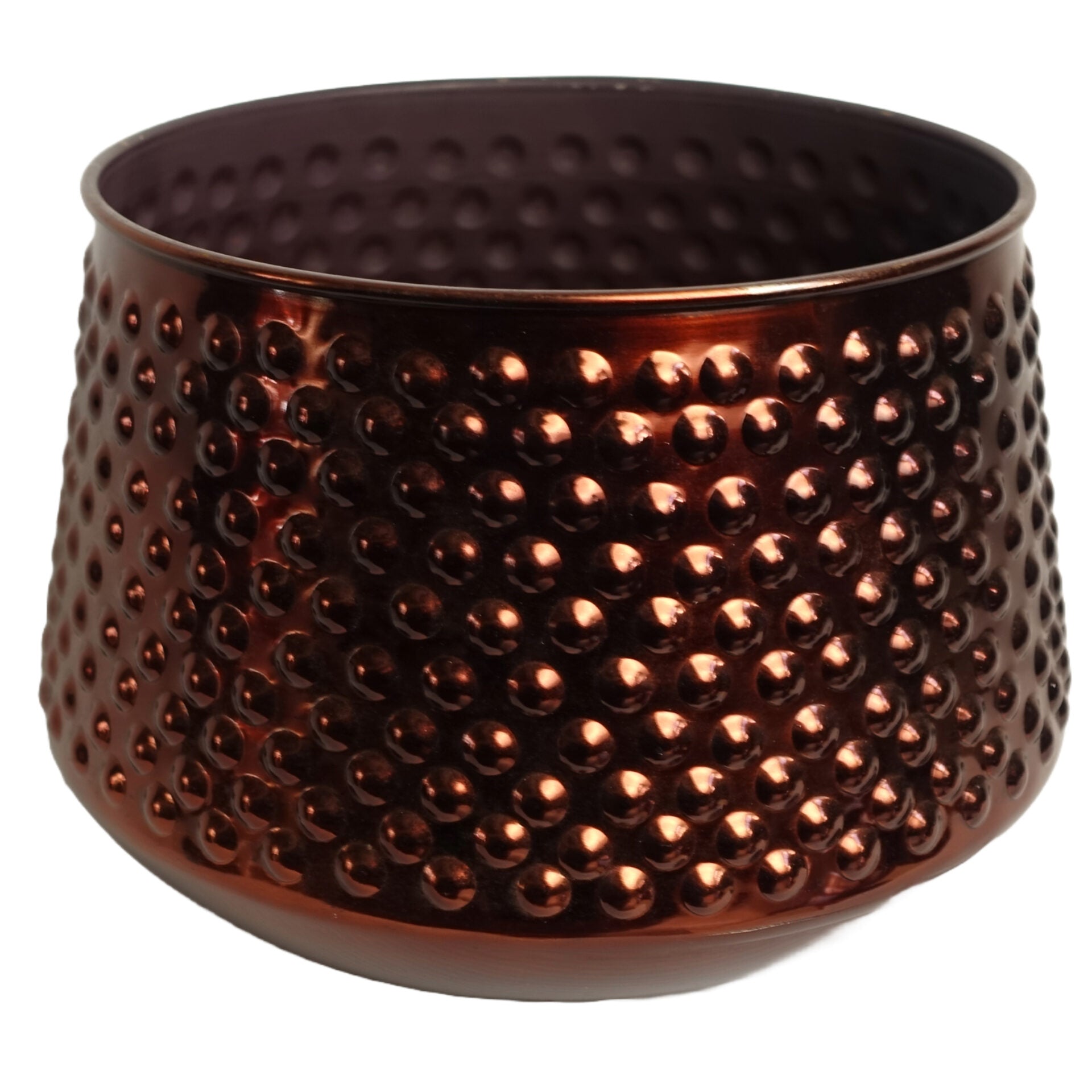 18cm Antique Copper Metal Planter