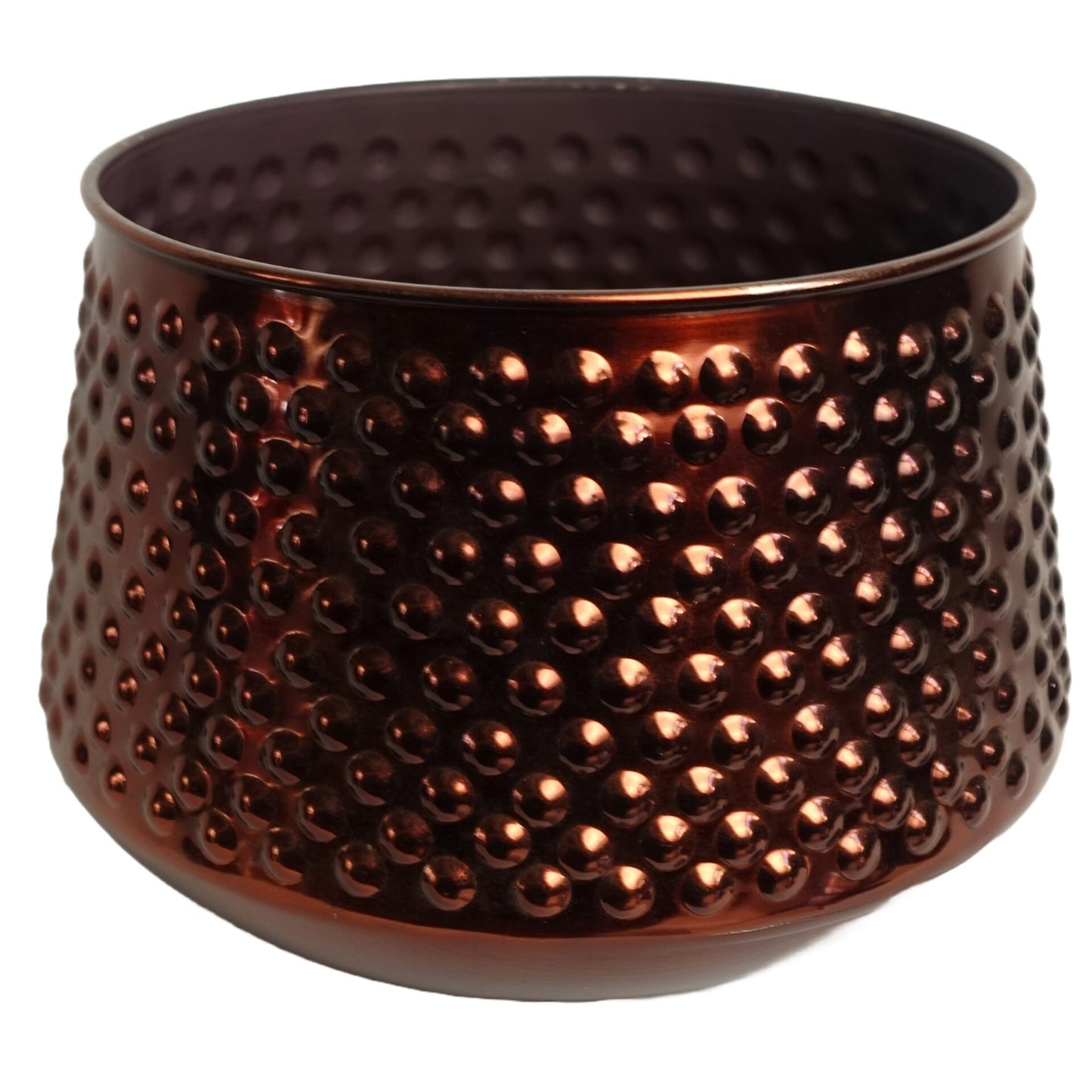 18cm Antique Copper Metal Planter