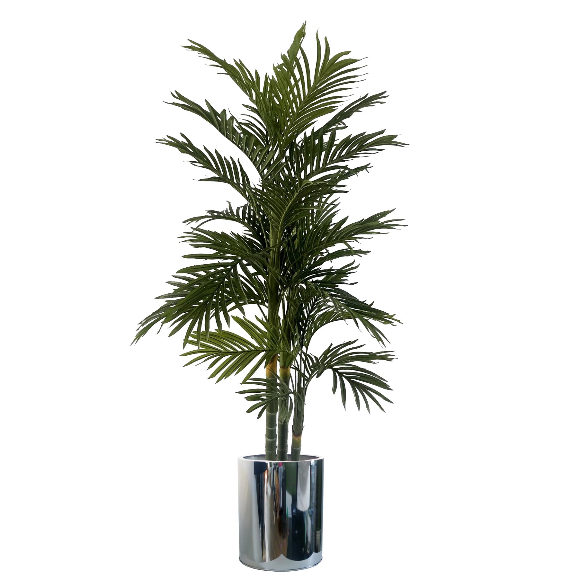 51cm XL Silver Metal Planter