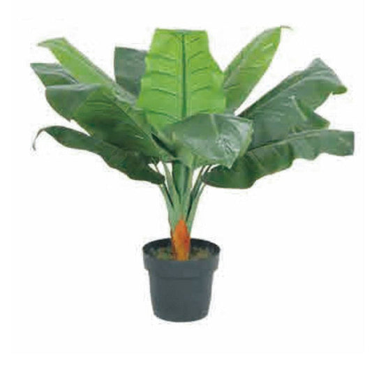 80cm Artificial Large Leaf Tropical Banana Plants - 80cm Banana