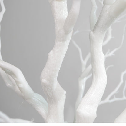95cm Deluxe Artificial White Plastic Twig Wishing Tree Manzanita Plant