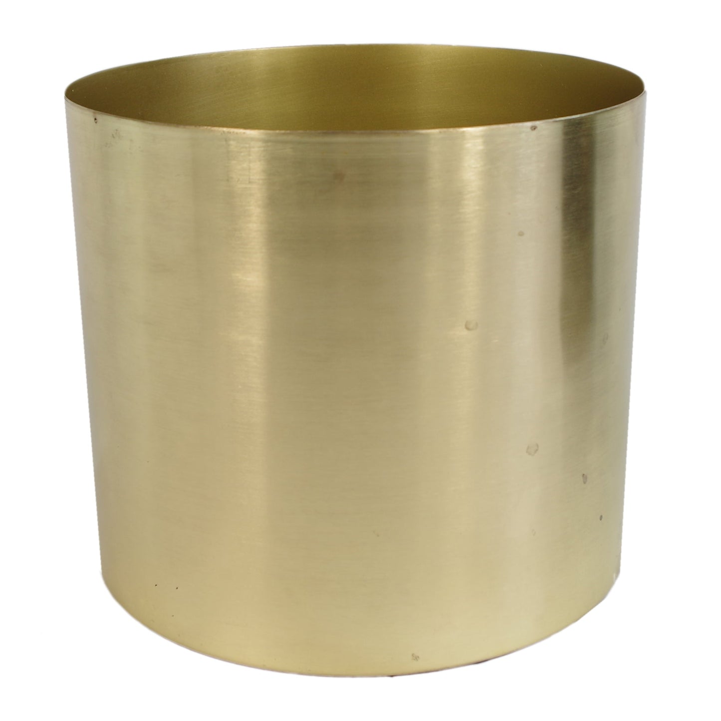 90cm Artificial Areca Palm Plant Twisted Detail Trunk with Gold Metal Planter