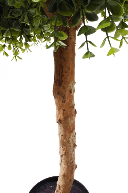 90cm Artificial Natural Look Wide Topiary Ball Tree UV Protected