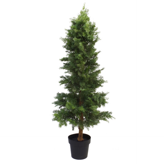 130cm Artificial Cedar Cypress Artificial Topiary Tree UV Protected